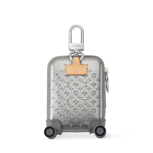 Micro Horizon Aluminum Bag Charm back view