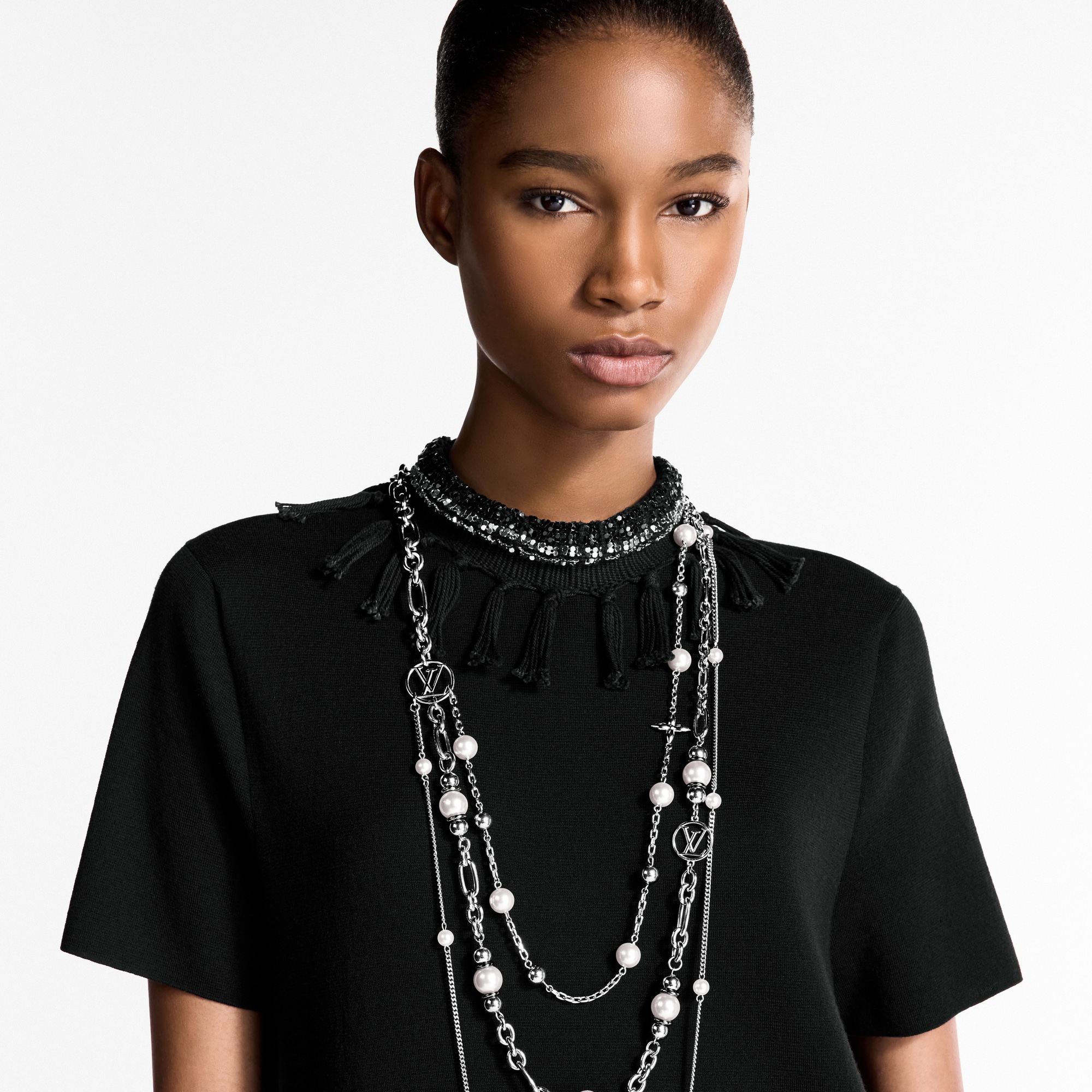 Midnight Pearl Sautoir S00 in Women
