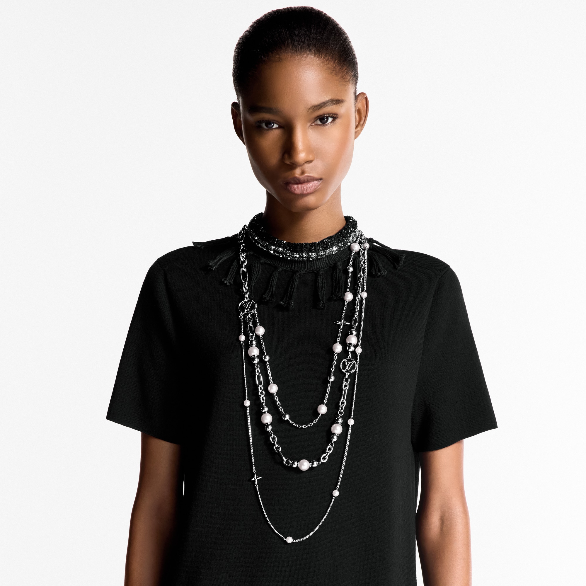 Midnight Pearl Sautoir S00 in Women