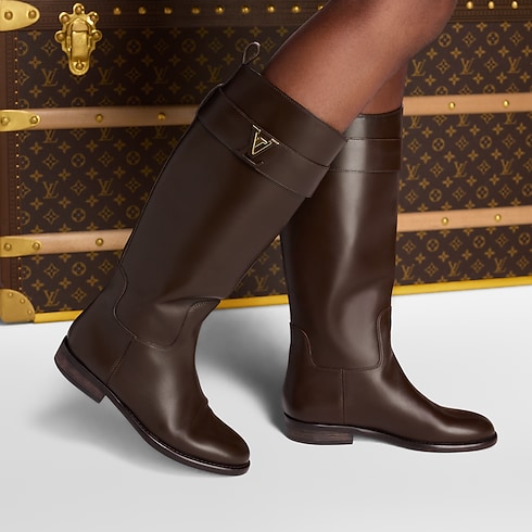 Midtown Flat High Boot in Women's Shoes Boots and Ankle Boots collections by Louis Vuitton (Product zoom)