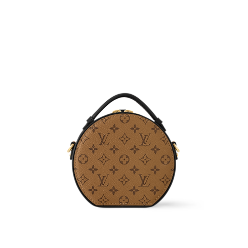 Mini Boite Chapeau Monogram Reverse Canvas in Women's Wallets and Small Leather Goods Wallets on Chain and Micro Bags collections by Louis Vuitton (Product zoom)