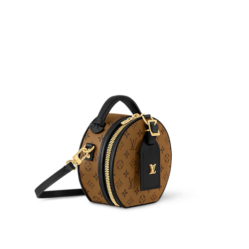 Mini Boite Chapeau Monogram Reverse Canvas in Women's Wallets and Small Leather Goods Wallets on Chain and Micro Bags collections by Louis Vuitton (Product zoom)
