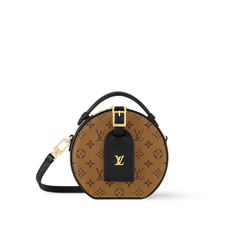 Mini Boite Chapeau Monogram Reverse Canvas in Women's Wallets and Small Leather Goods Wallets on Chain and Micro Bags collections by Louis Vuitton (Product zoom)
