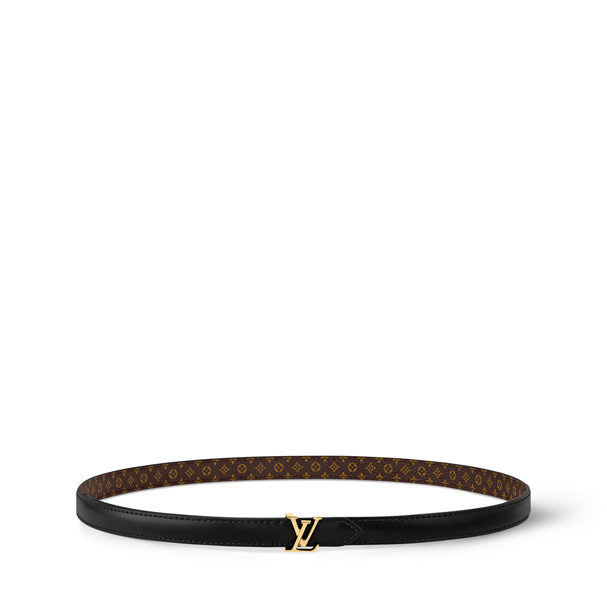 Mini LV 15mm Reversible Belt Monogram Canvas in Women