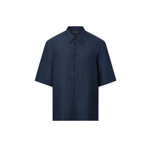 Mini Monogram Silk Blend Short-Sleeved Shirt in Men's Ready-to-Wear Shirts collections by Louis Vuitton (Product zoom)