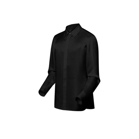 Mini Monogram Silk Evening Shirt in Men's Ready-to-Wear Shirts collections by Louis Vuitton (Product zoom)