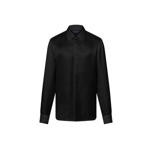 Mini Monogram Silk Evening Shirt in Men's Ready-to-Wear Shirts collections by Louis Vuitton (Product zoom)