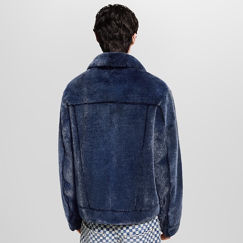 Mink Denim Trucker Jacket in Men's Ready-to-Wear Outerwear and Coats collections by Louis Vuitton (Product zoom)