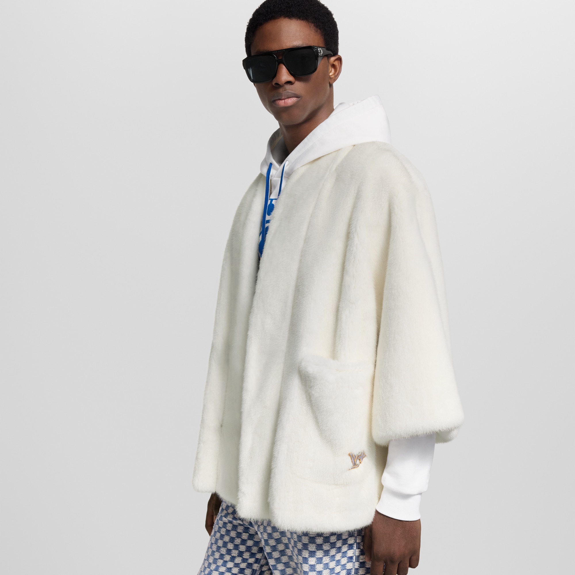 Mink Kimono Jacket  in Men