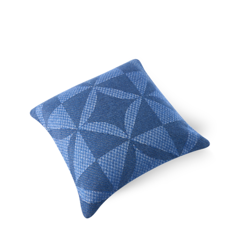 Mirage Damier Cushion in Trunks, Travel and Home's Home and Art of Dining Home Textile collections by Louis Vuitton (Product zoom)