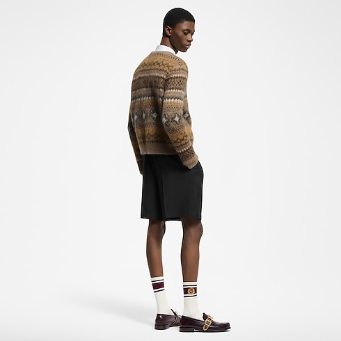 Mohair Blend Fair Isle Pullover in Men's Ready-to-Wear All Ready-to-Wear collections by Louis Vuitton (Product zoom)
