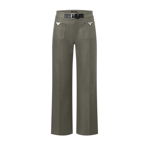 Monogram Accent Capri Pants in Women's Ready-to-Wear Trousers collections by Louis Vuitton (Product zoom)