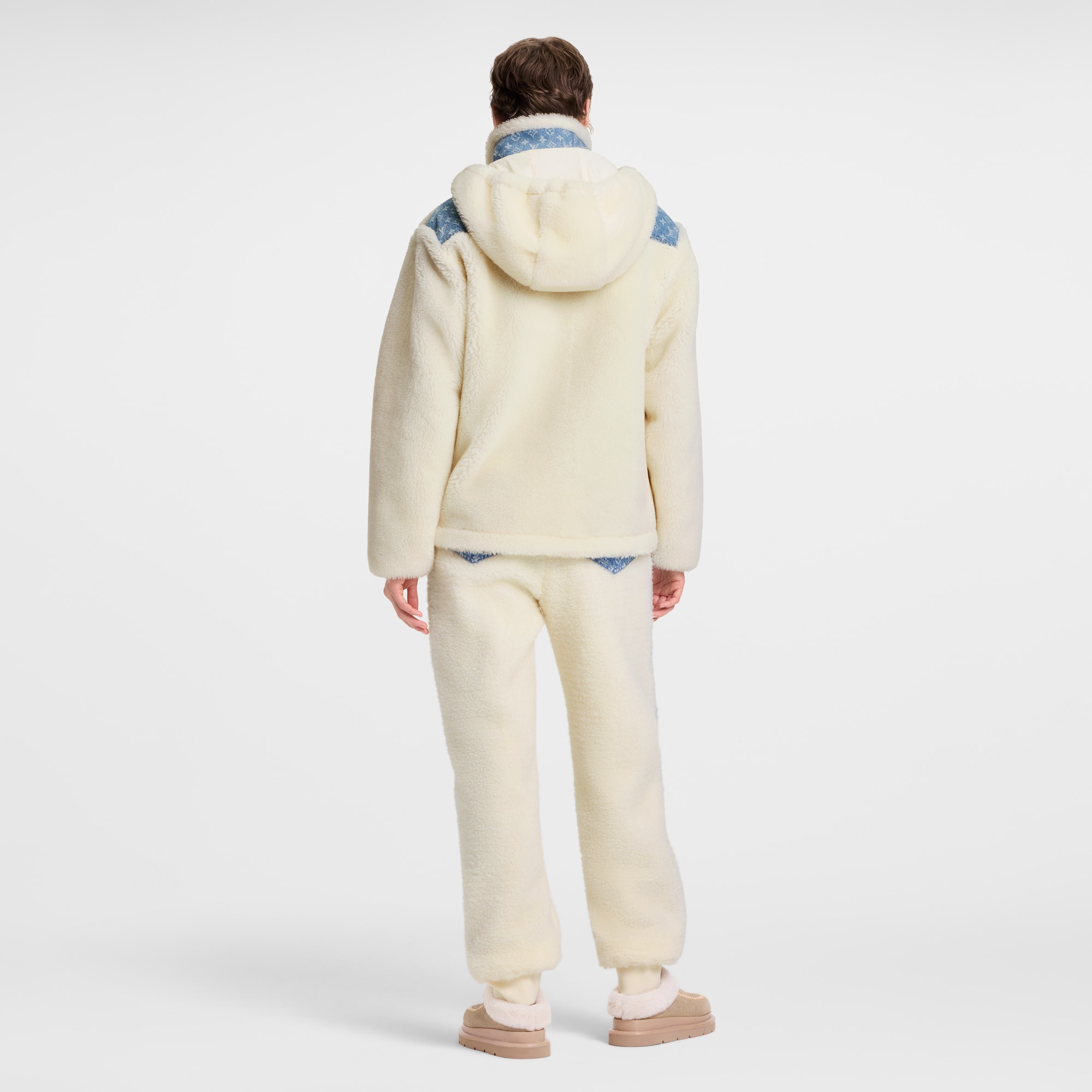 Monogram Accent Fleece Jacket  in Women