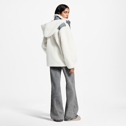 Monogram Accent Fleece Jacket ambiance view