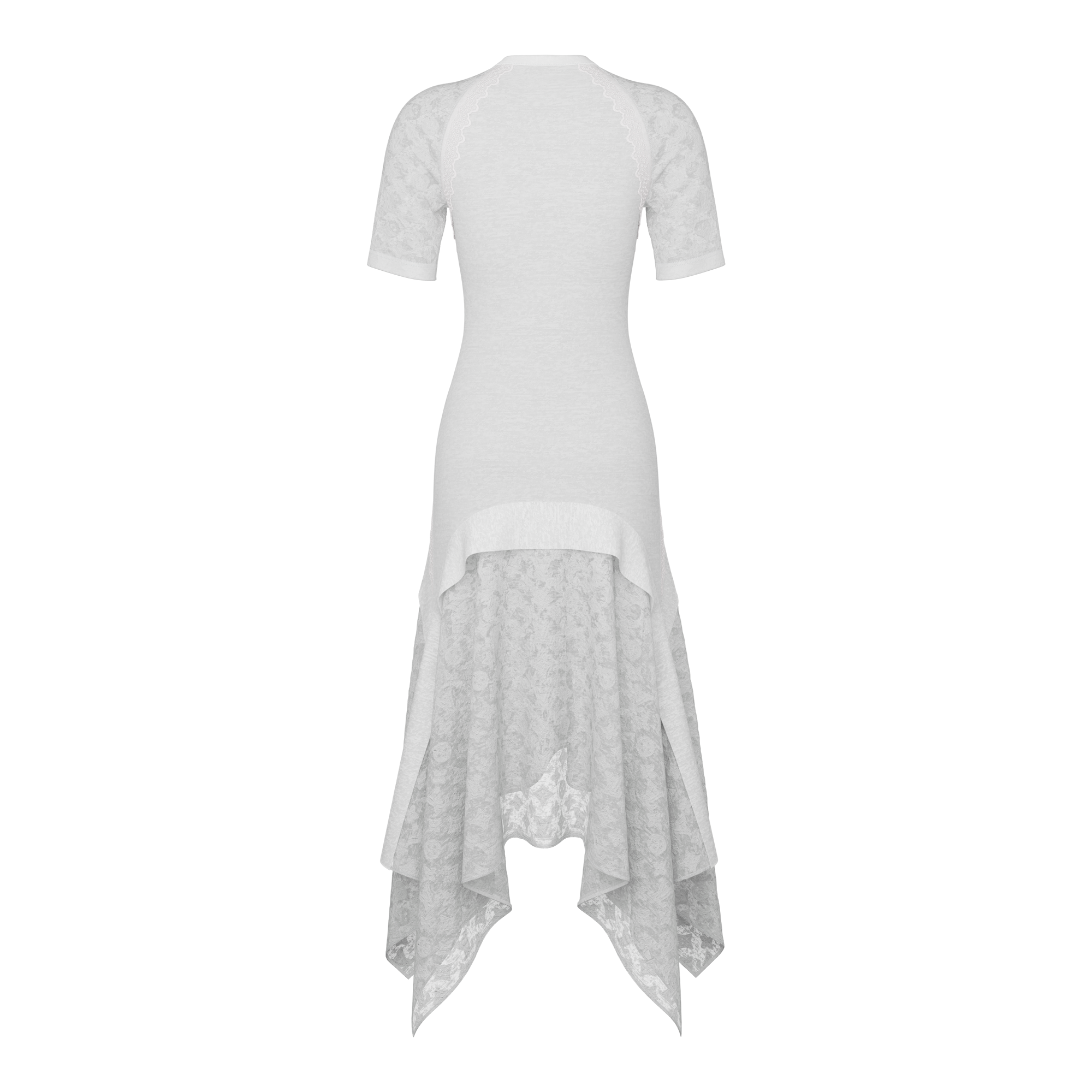 Monogram Accent Jacquard Dress   in New