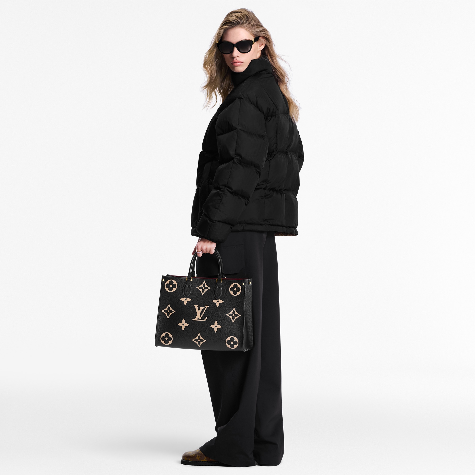 Monogram Accent Pillow Puffer Jacket  in Women