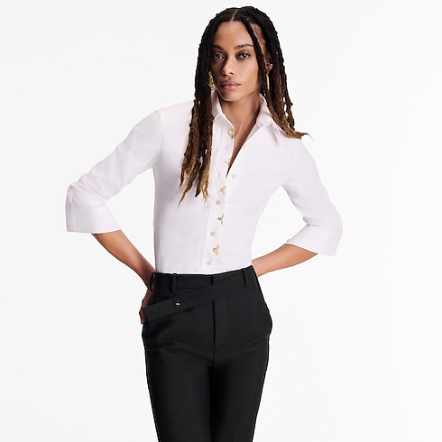 Monogram Accent Shirt in Women's Ready-to-Wear Tops collections by Louis Vuitton (Product zoom)