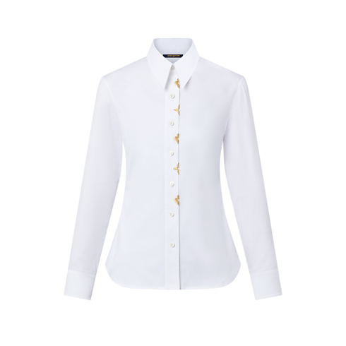 Monogram Accent Shirt in Women's Ready-to-Wear Tops collections by Louis Vuitton (Product zoom)