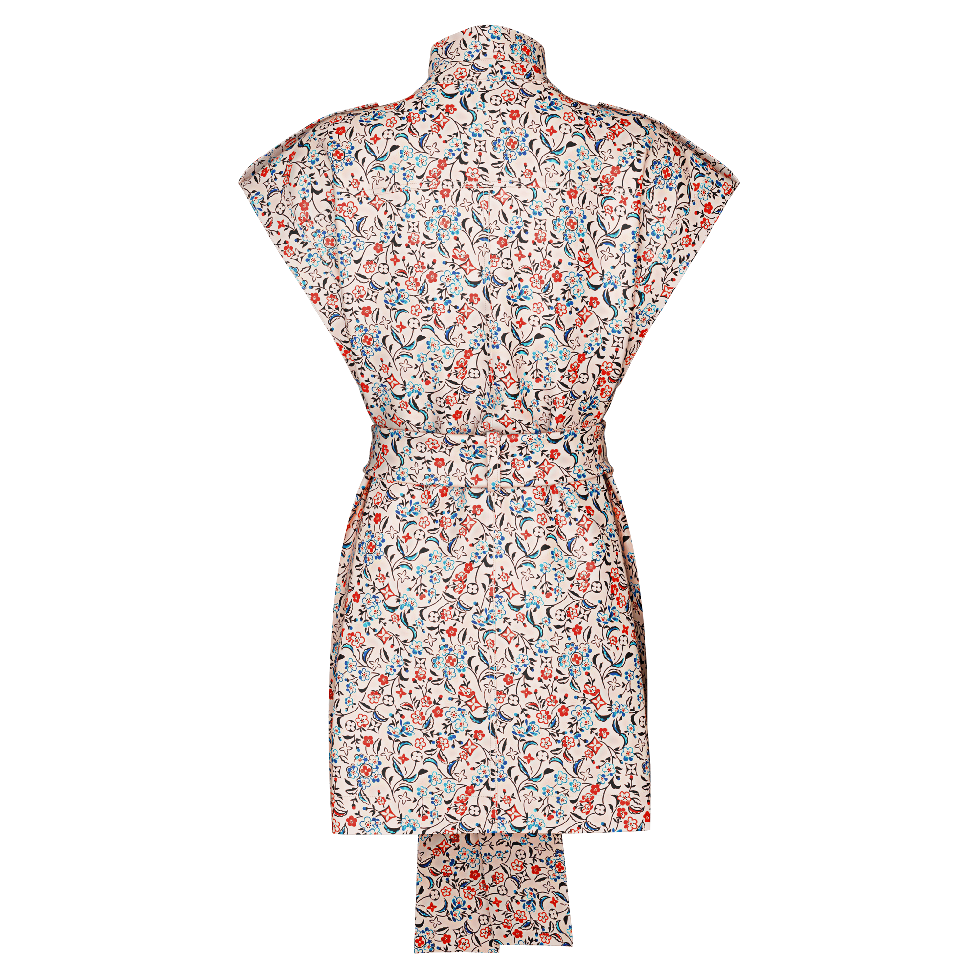 Monogram Bloom Belted Dress   in Women