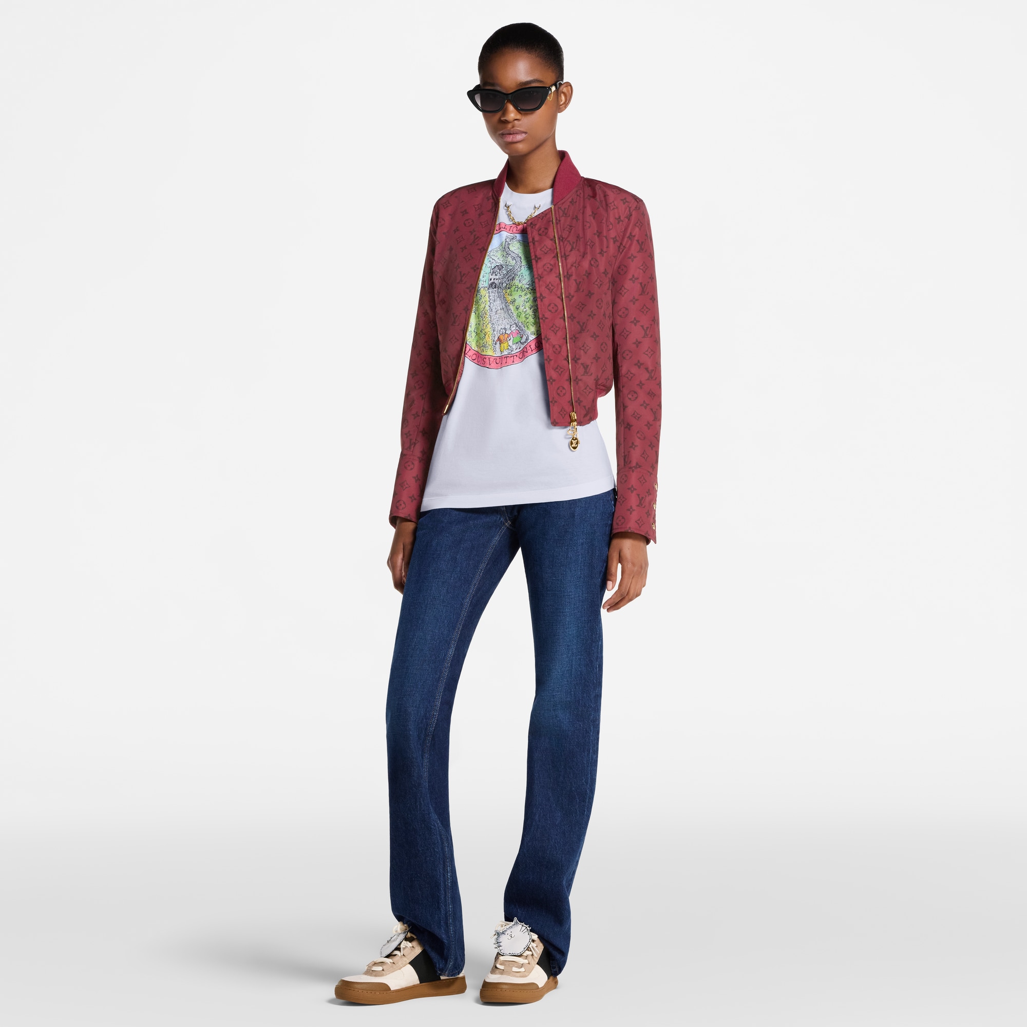 Monogram Bomber Jacket  in Women