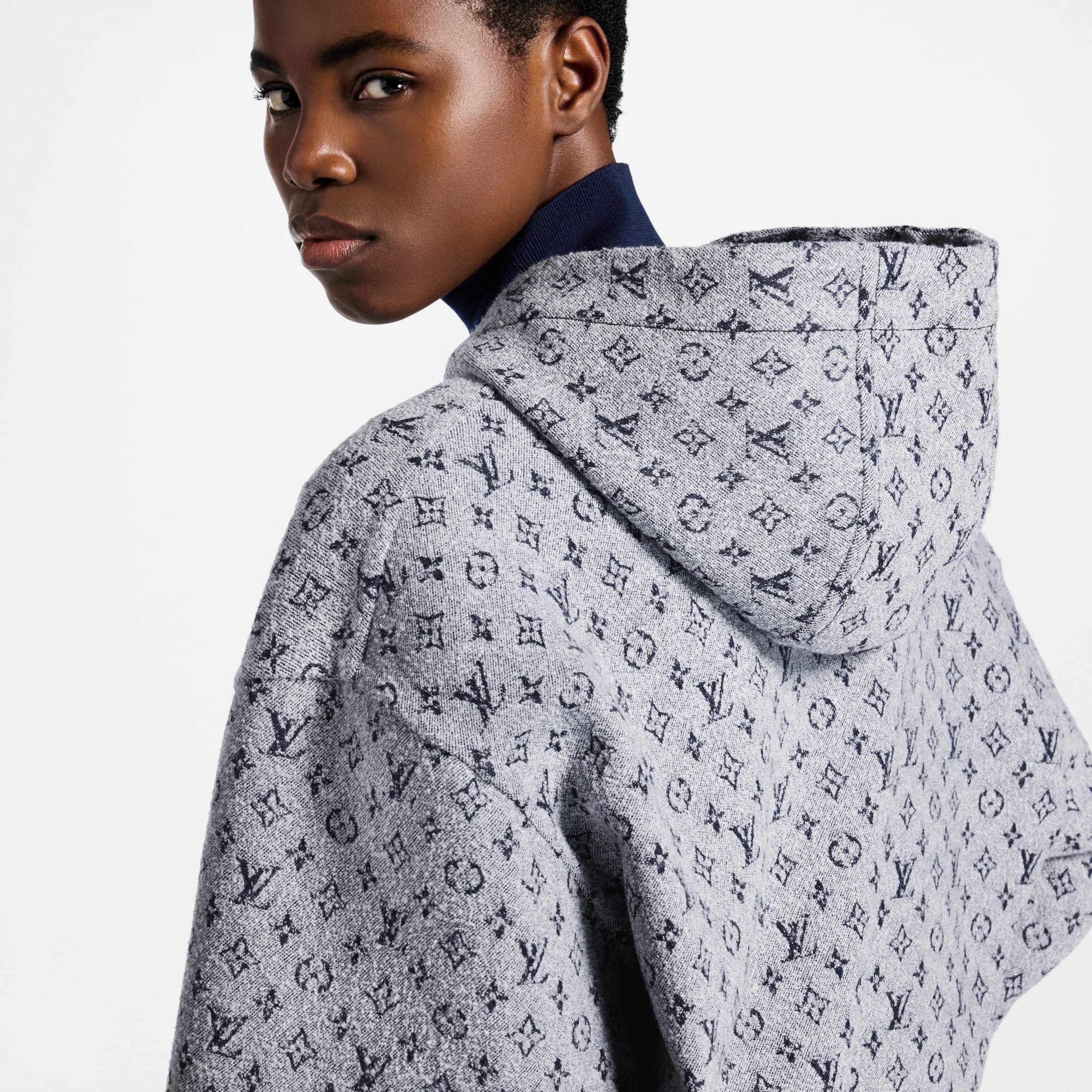 Monogram Bouclé Hoodie  in Women