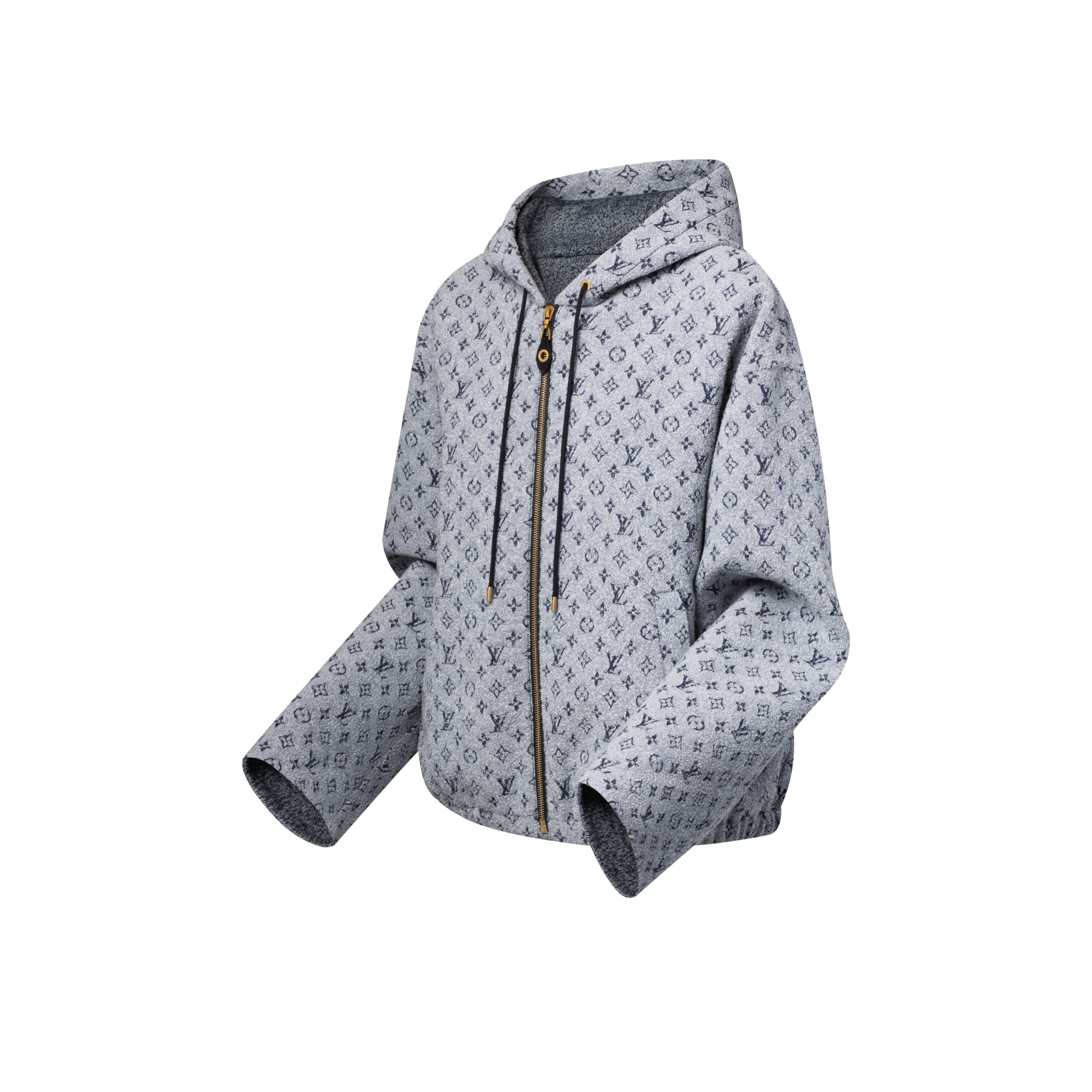 Monogram Bouclé Hoodie  in Women