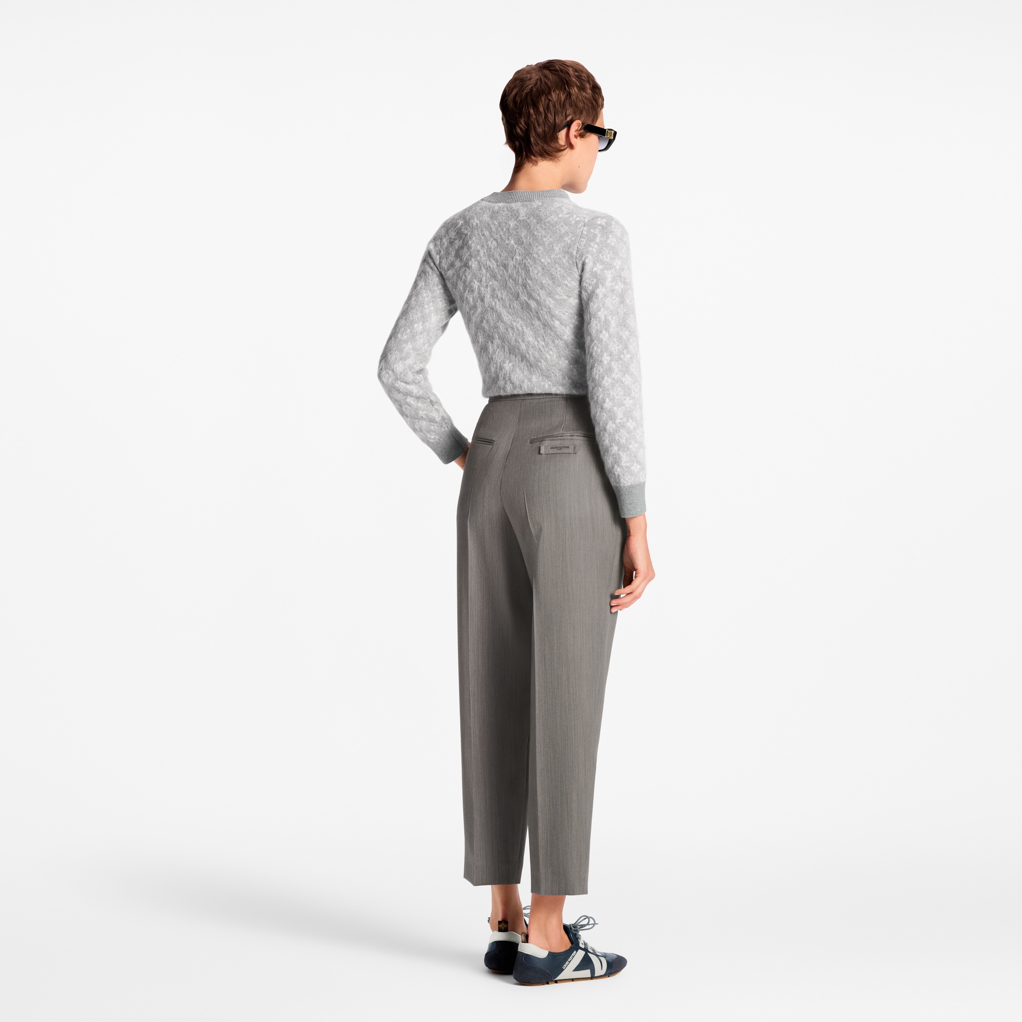 Monogram Brushed Knit Sweater  in Women