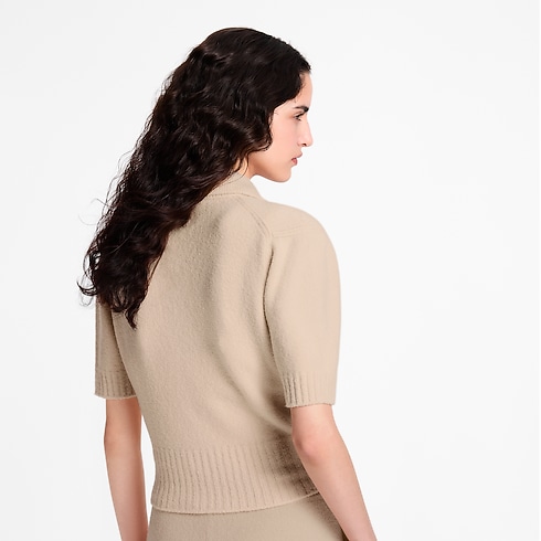 Monogram Button Knit Top in Women's Ready-to-Wear Tops collections by Louis Vuitton (Product zoom)