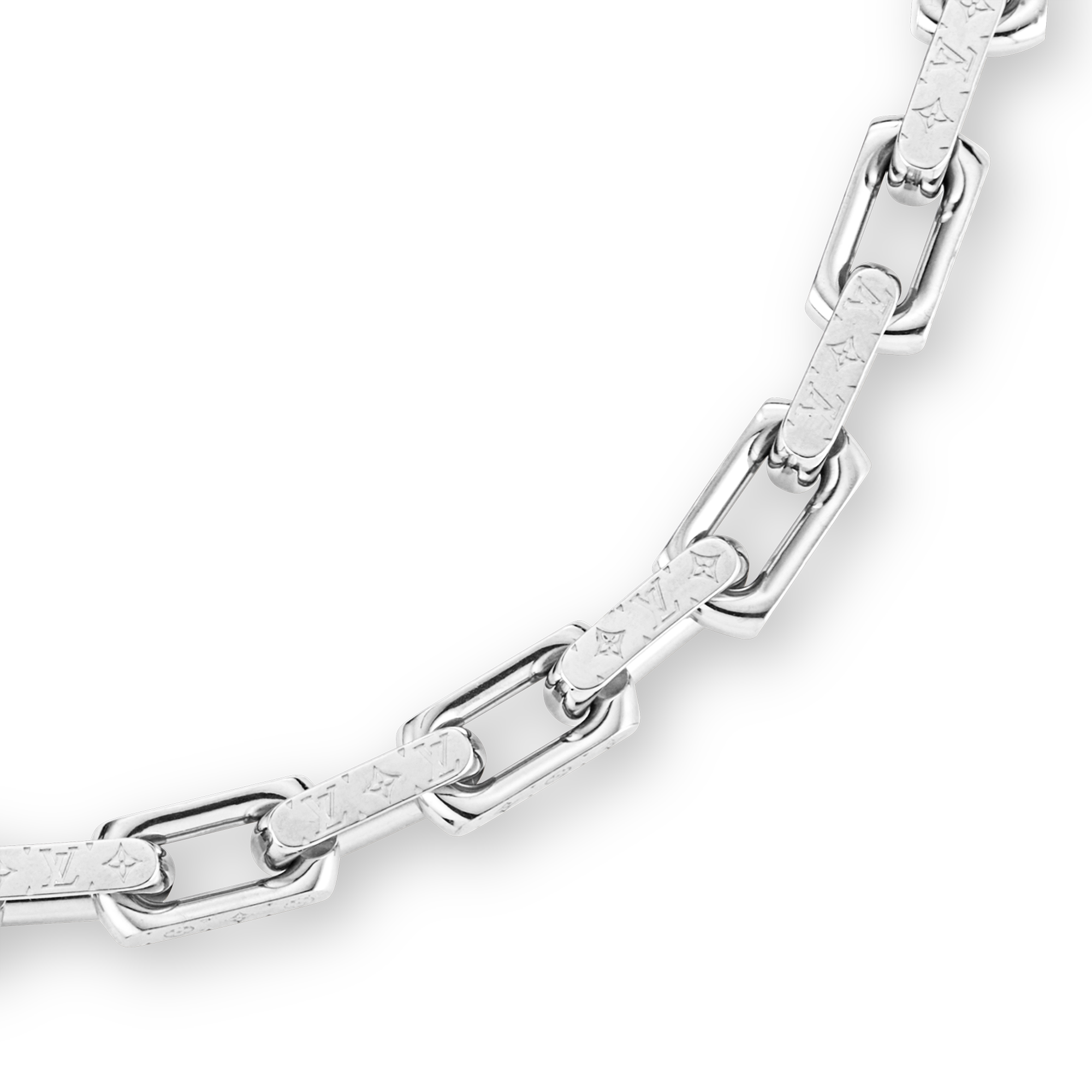 Monogram Chain Necklace S00 in Men