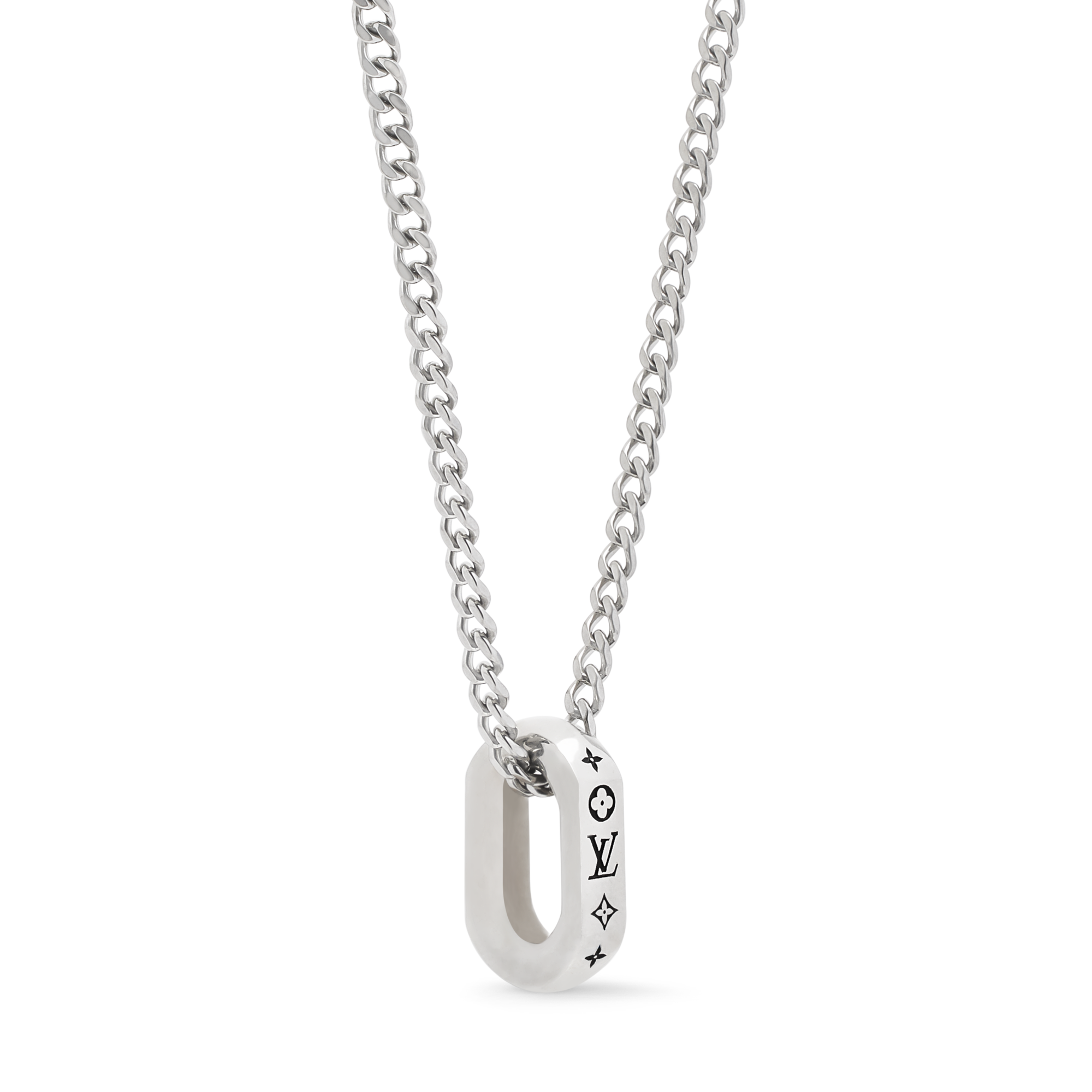 Monogram Chain Pendant S00 in Men