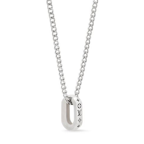 Monogram Chain Pendant S00 in Men's Fashion Jewelry Necklaces and Pendants collections by Louis Vuitton (Product zoom)