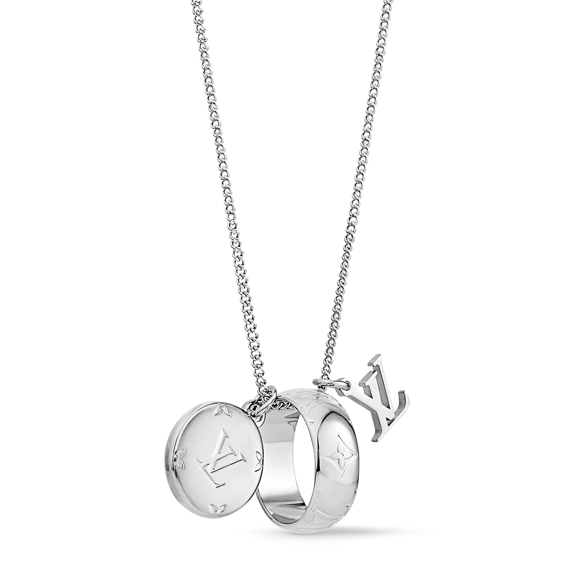 Monogram charms necklace S00 in Men