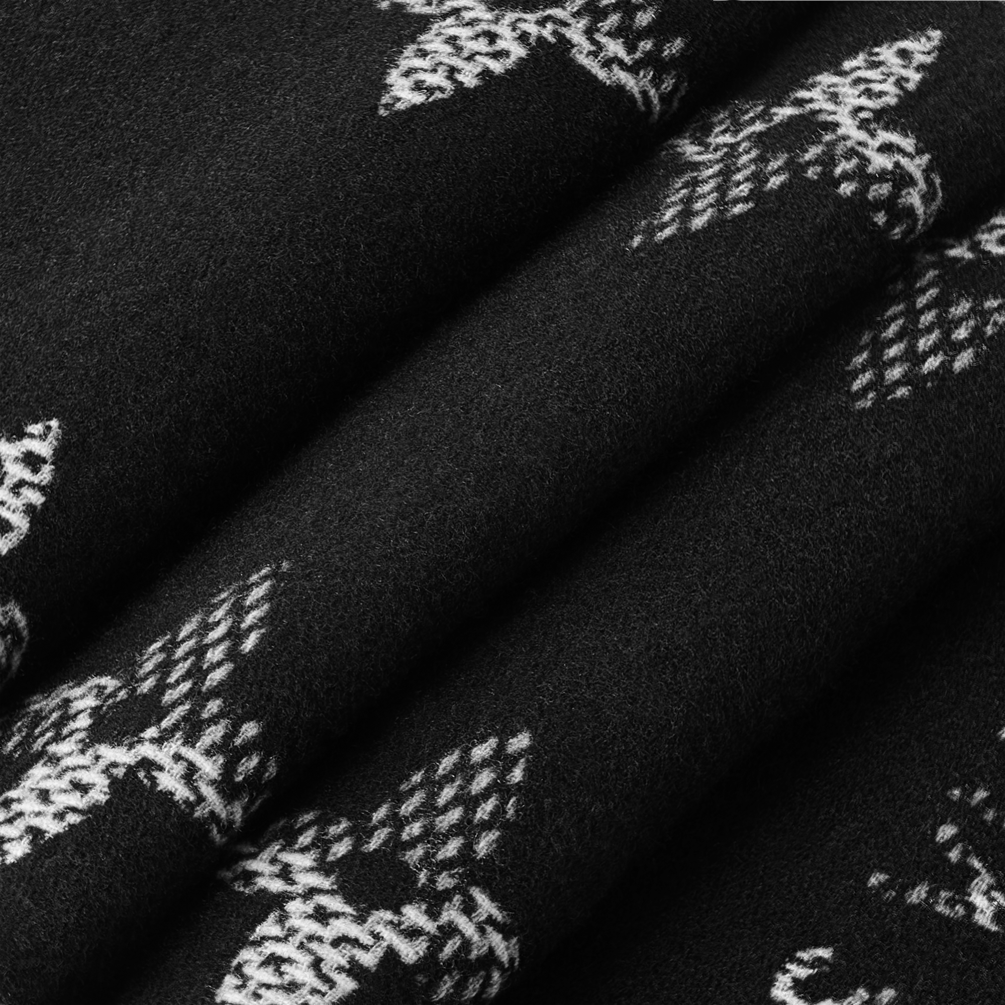 Monogram Check Scarf S00 in Men