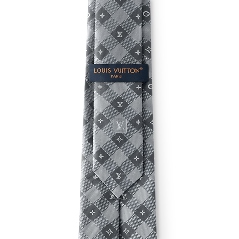 Monogram Checks Tie S00 in Men's Accessories Ties and Pocket Squares collections by Louis Vuitton (Product zoom)