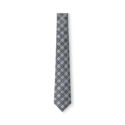 Monogram Checks Tie S00 in Men's Accessories Ties and Pocket Squares collections by Louis Vuitton (Product zoom)