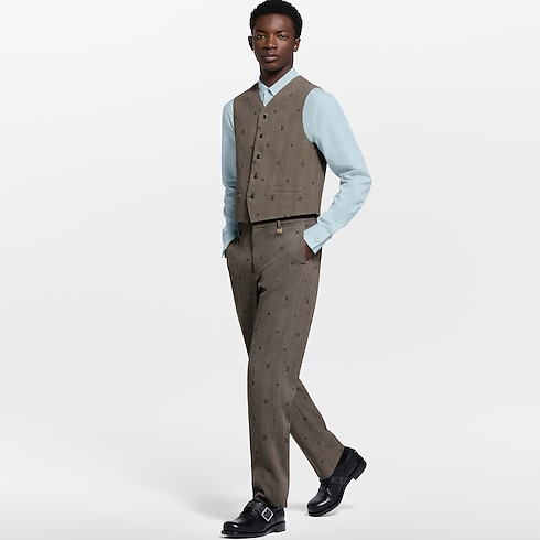Monogram Cigarette Pants in Men's Ready-to-Wear Trousers collections by Louis Vuitton (Product zoom)