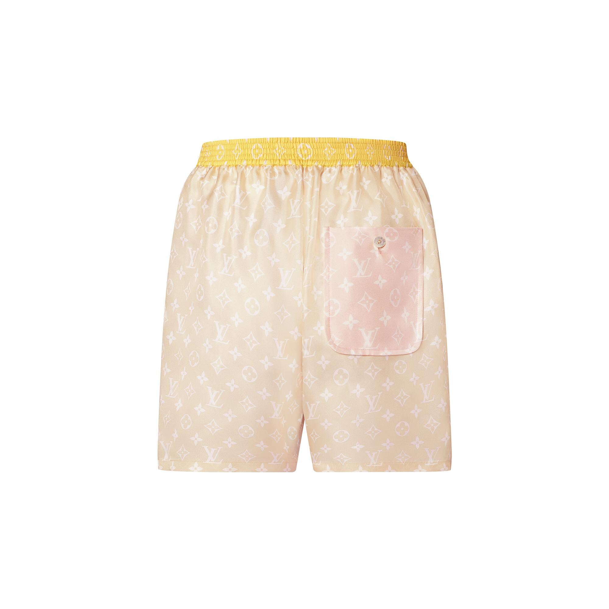 Monogram Colour-Block Pyjama Shorts 