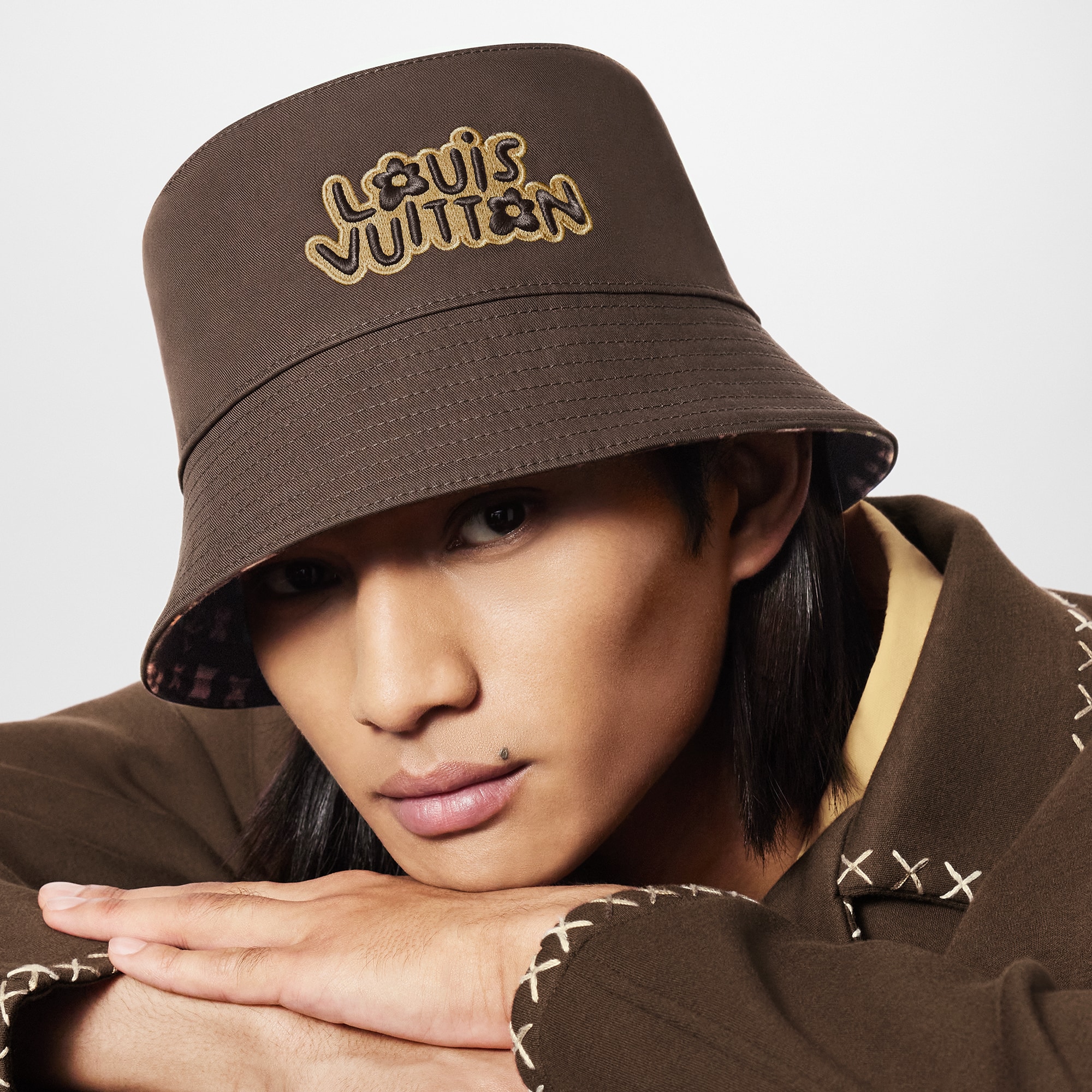 Monogram Craggy Reversible Bucket Hat S00 in Men