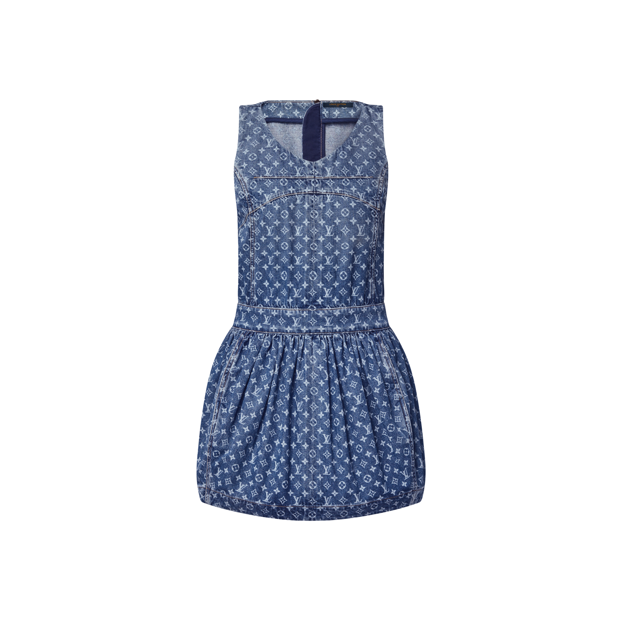 Monogram Denim Dress  in Women