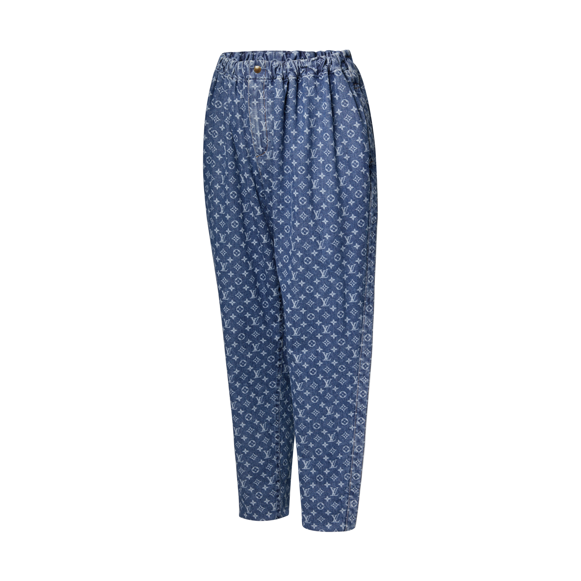 Monogram Denim Pants  in Women