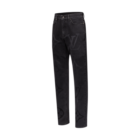 Monogram Denim Pants in Men's Ready-to-Wear Denim Collection collections by Louis Vuitton (Product zoom)
