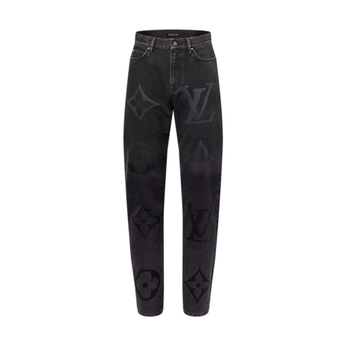 Monogram Denim Pants in Men's Ready-to-Wear Denim Collection collections by Louis Vuitton (Product zoom)