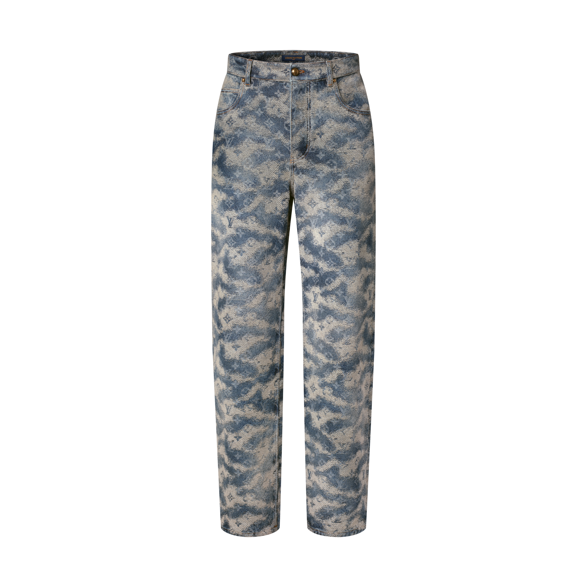 Monogram Denim Skate Pants  in Men