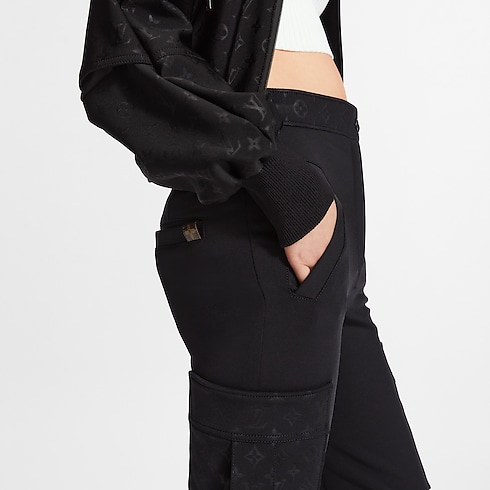 Monogram Detail Cargo Trousers in Women's Ready-to-Wear Trousers collections by Louis Vuitton (Product zoom)