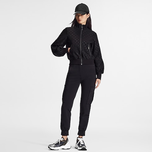 Monogram Detail Cargo Trousers in Women's Ready-to-Wear Trousers collections by Louis Vuitton (Product zoom)