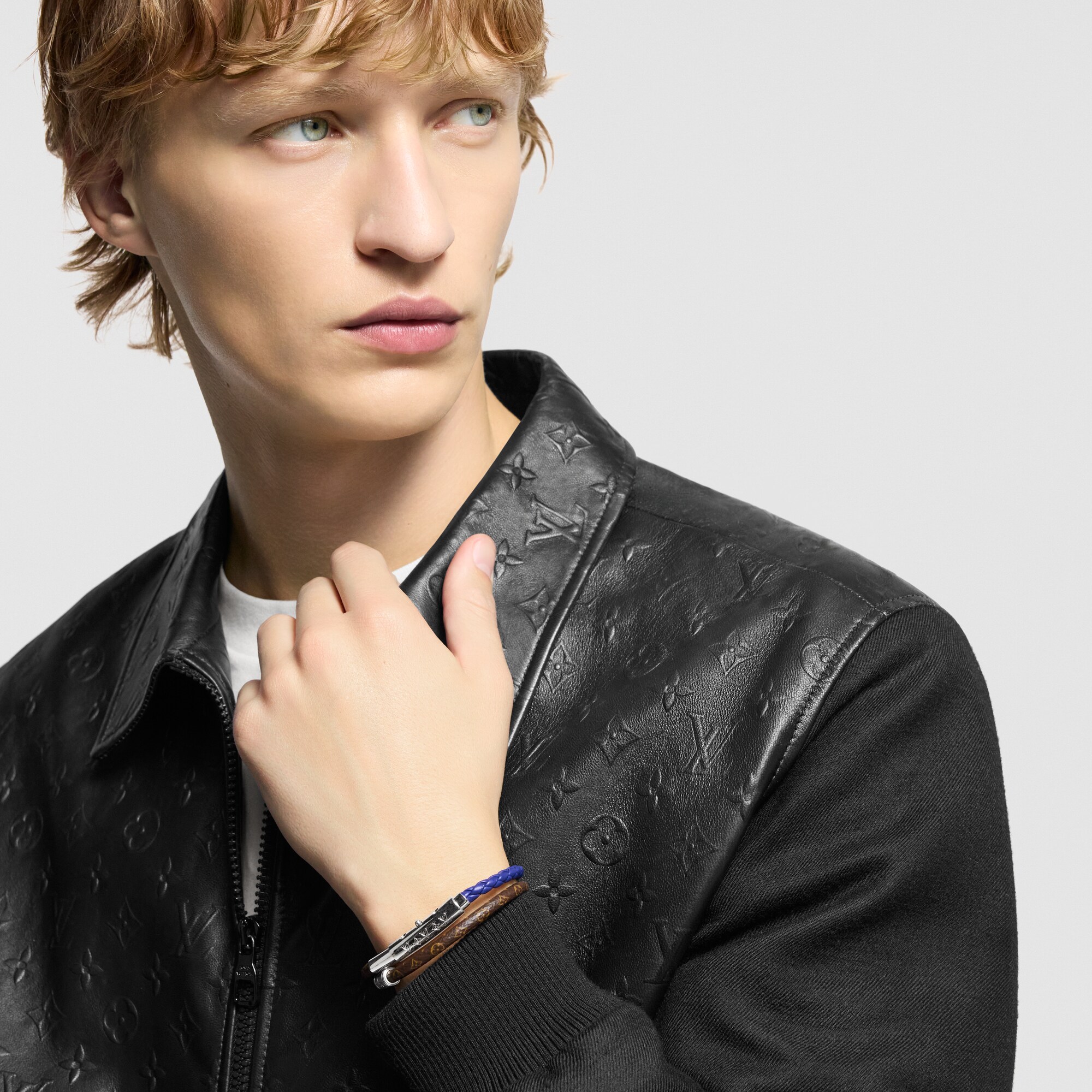 Monogram Double Spin Bracelet Monogram Canvas in Men