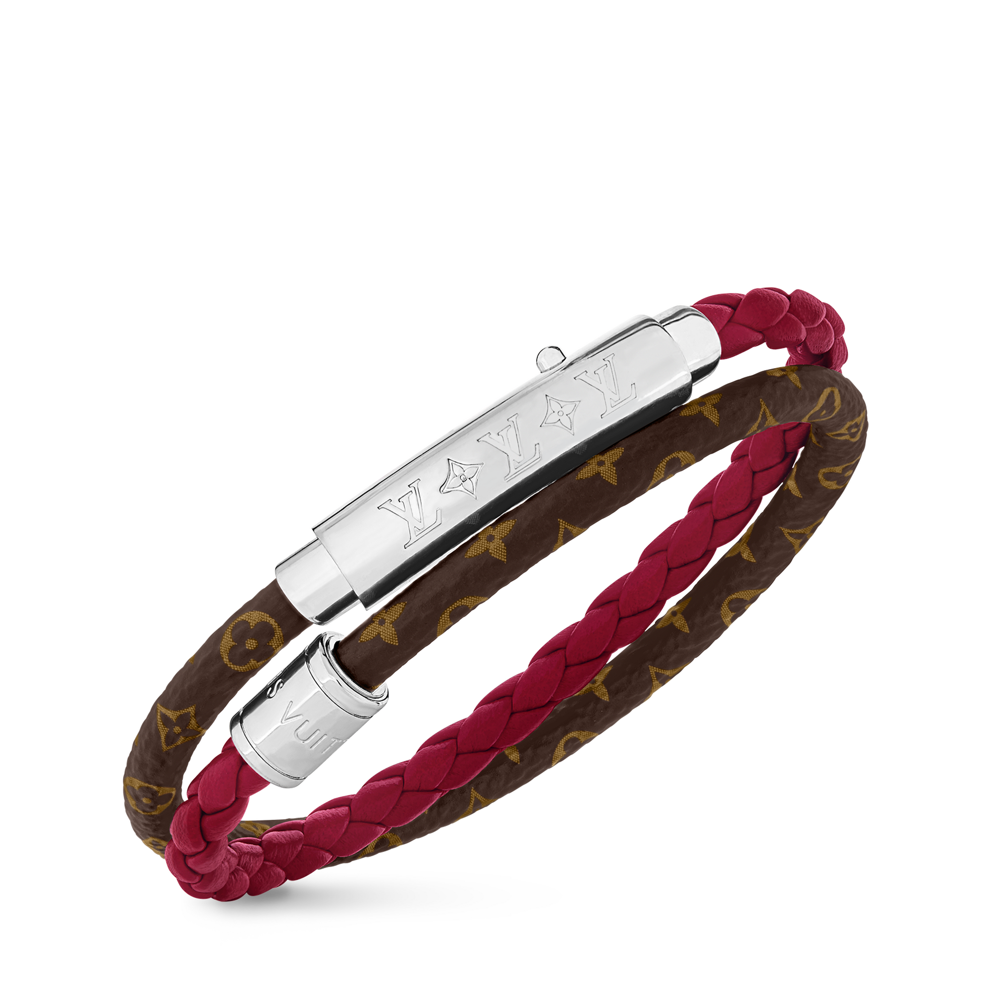 Monogram Double Spin Bracelet Monogram Canvas in Men