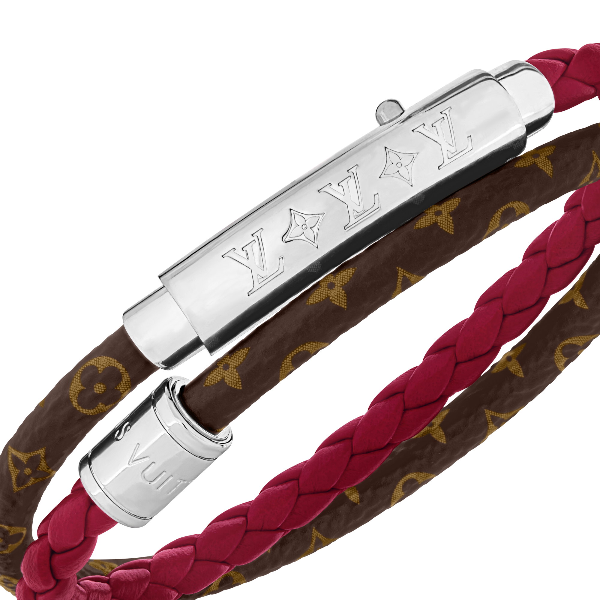 Monogram Double Spin Bracelet Monogram Canvas in Men