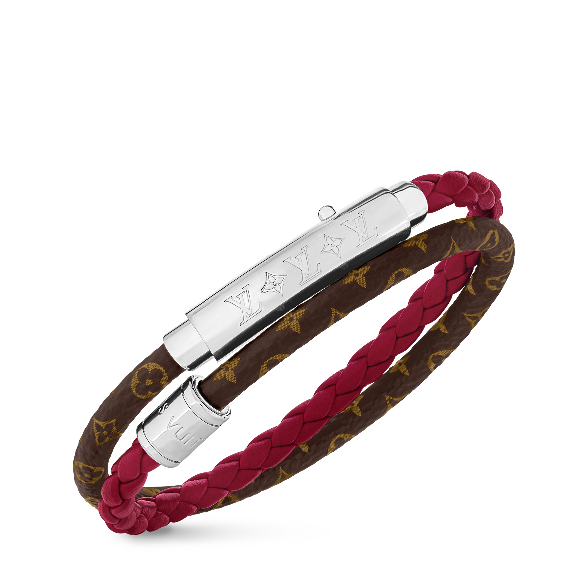 Monogram Double Spin Bracelet Monogram Canvas in Men