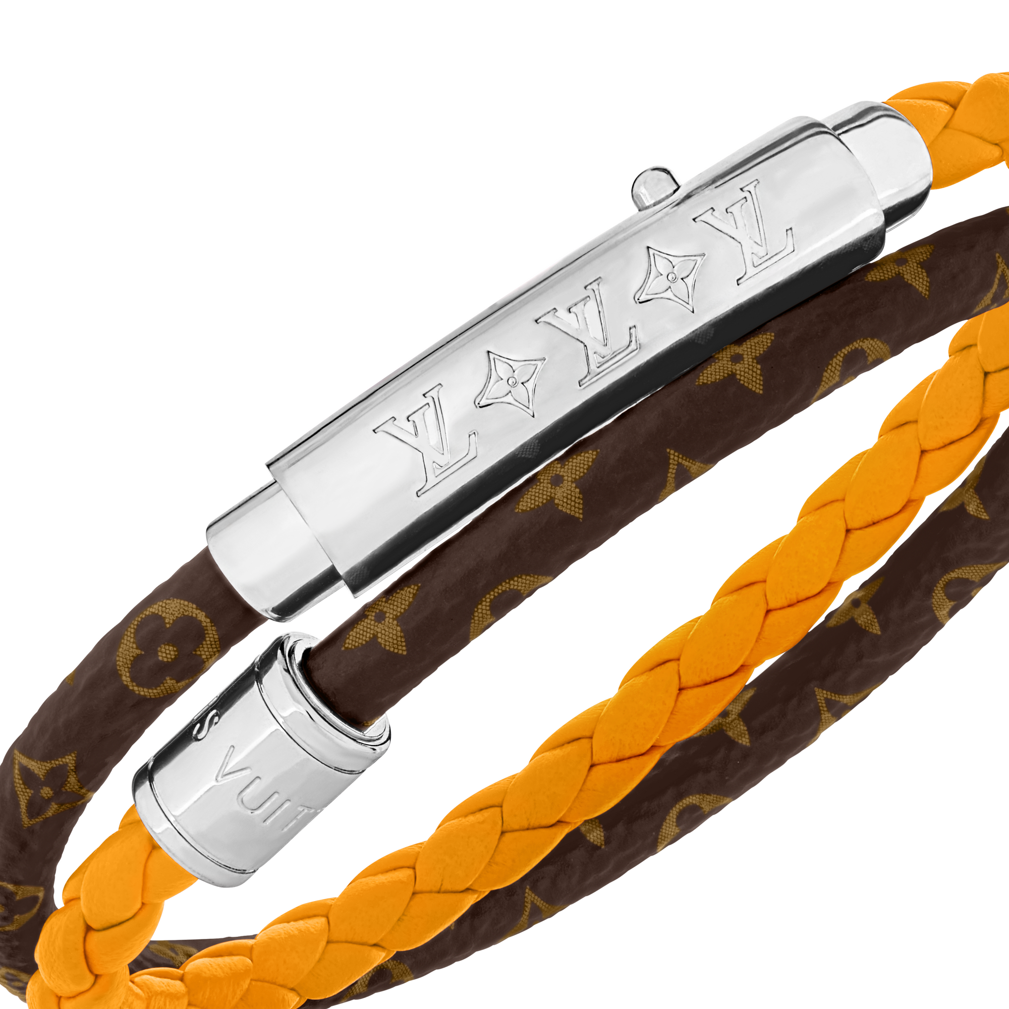 Monogram Double Spin Bracelet Monogram Canvas in Men